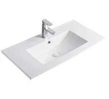 Раковина Gid NYJ803-80 71111 встраиваемая сверху белая 81x40x17