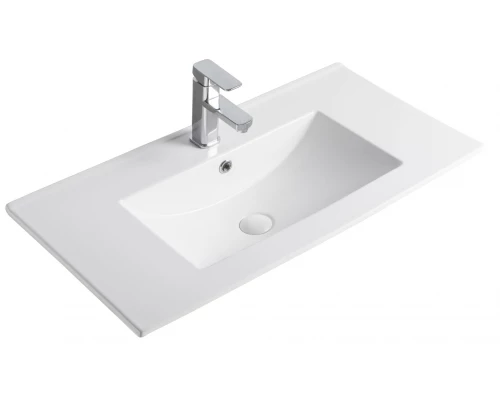 Раковина Gid NYJ803-80 71111 встраиваемая сверху белая 81x40x17