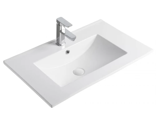 Раковина Gid 9070e 71102 встраиваемая сверху белая 71x46.5x17