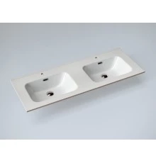 Раковина Gid 90120S 71161 встраиваемая сверху белая 121.5x46.5x18