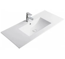 Раковина Gid 9010e 71106 встраиваемая сверху белая 101.5x46.5x17