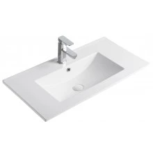 Раковина Gid NYJ803-70 71110 встраиваемая сверху белая 71x40x17