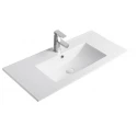 Раковина Gid NYJ803-90 71112 встраиваемая сверху белая 91x40x17