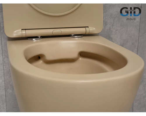 Унитаз подвесной Gid Sr2198 62210Y светло-коричневый матовый 49x36x35.5