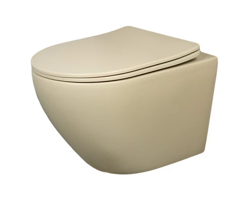 Унитаз подвесной Gid Sr2198 62210Y светло-коричневый матовый 49x36x35.5