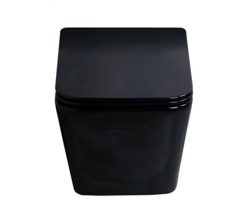Унитаз подвесной Gid Tr2144BL 62224Y черная глянцевая 52x36x33.5
