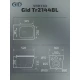 Унитаз подвесной Gid Tr2144BL 62224Y черная глянцевая 52x36x33.5