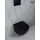 Унитаз подвесной Tornado Gid Tr2122TF-Bm 62261Y черный матовый 49x36x36