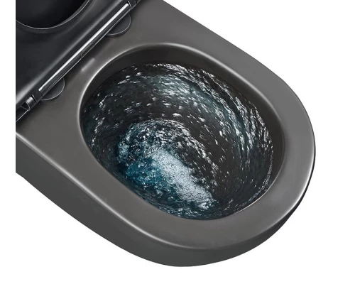 Унитаз подвесной Tornado Gid Tr2122TF-Bm 62261Y черный матовый 49x36x36