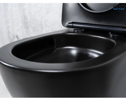 Унитаз подвесной Tornado Gid Tr2122TF-Bm 62261Y черный матовый 49x36x36