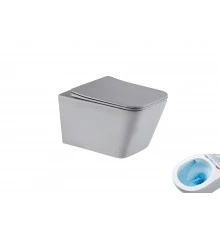 Унитаз подвесной Tornado Gid Tr2143TF-Lgm 62305Y серый матовый 49x34x36