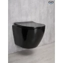 Унитаз подвесной Gid Tr2198-18 62204Y черная глянцевая 49x36x35.5