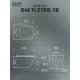 Унитаз подвесной Gid Tr2198-18 62204Y черная глянцевая 49x36x35.5