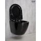 Унитаз подвесной Gid Tr2198-18 62204Y черная глянцевая 49x36x35.5
