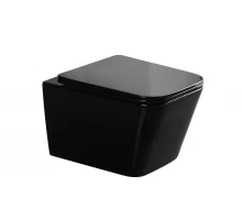 Унитаз подвесной Gid Tr2155BL 62238Y черная глянцевая 51x37x35