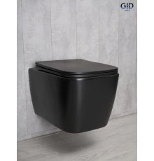 Унитаз подвесной Gid Tr2140Bm 62255Y черный матовый 51x35x37.5