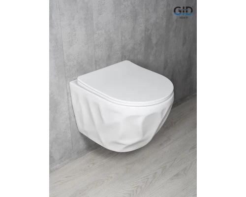 Унитаз подвесной Tornado Gid Tr2196TFX 62263Y белый 49x35.5x34