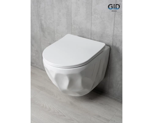 Унитаз подвесной Tornado Gid Tr2196TFX 62263Y белый 49x35.5x34