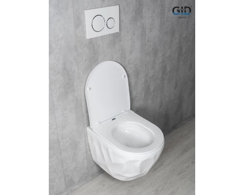 Унитаз подвесной Tornado Gid Tr2196TFX 62263Y белый 49x35.5x34