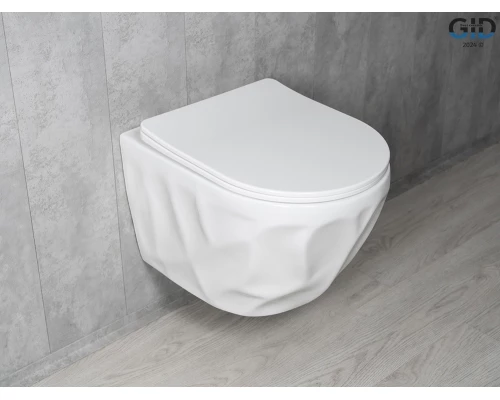 Унитаз подвесной Tornado Gid Tr2196TFX 62263Y белый 49x35.5x34