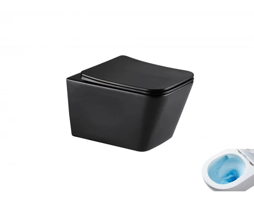 Унитаз подвесной Tornado Gid Tr2143TF-BM 62302Y черный матовый 49x34x36