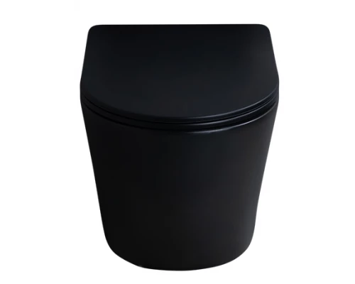 Унитаз подвесной Gid Tr2130bm 62205Y черный матовый 48x36.5x36