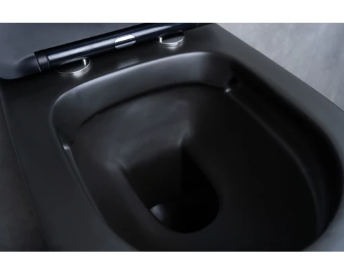 Унитаз подвесной Gid Tr2130bm 62205Y черный матовый 48x36.5x36