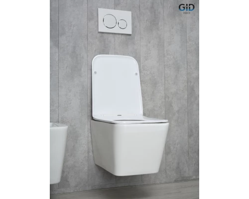 Унитаз подвесной Gid Tr2144 61109Y белый 52x36x33.5