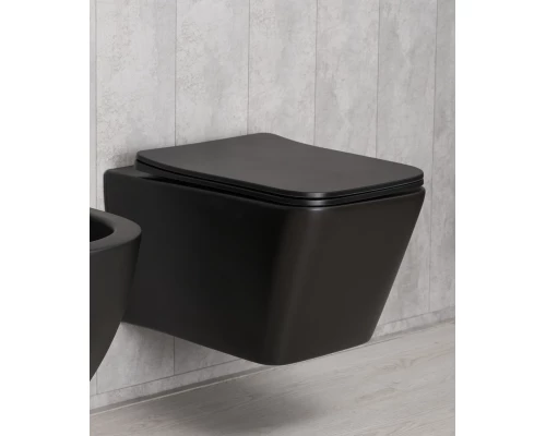 Унитаз подвесной Gid Tr2144Bm 62225Y черный матовый 52x36x33.5
