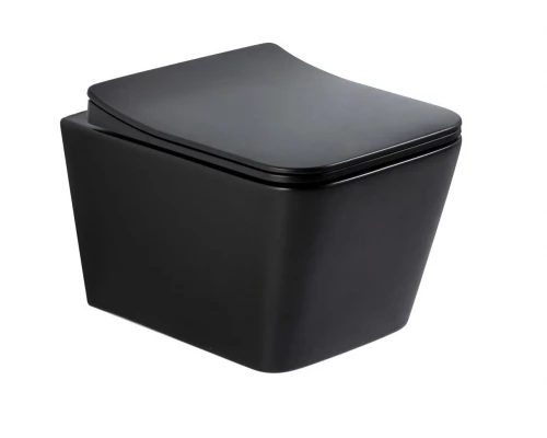 Унитаз подвесной Gid Tr2144Bm 62225Y черный матовый 52x36x33.5