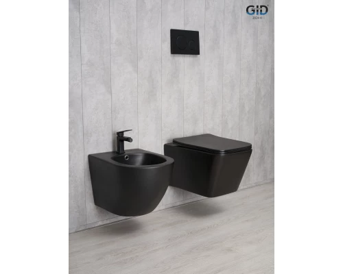 Унитаз подвесной Gid Tr2144Bm 62225Y черный матовый 52x36x33.5