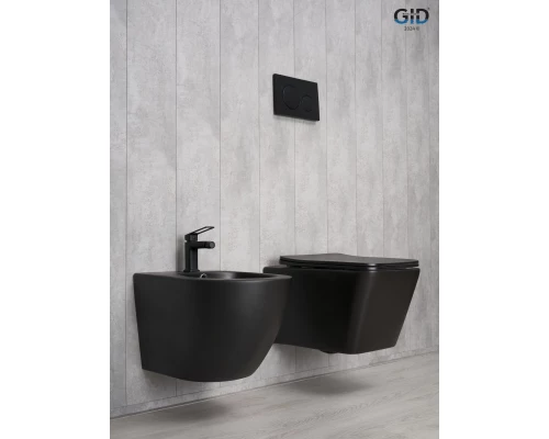 Унитаз подвесной Gid Tr2144Bm 62225Y черный матовый 52x36x33.5