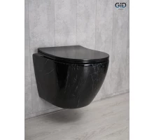 Унитаз подвесной Gid Bs2198 62227Y под камень глянцевый 49x36x35.5