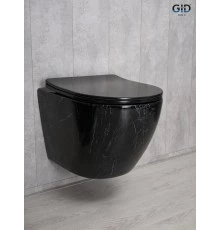 Унитаз подвесной Gid Bs2198 62227Y под камень глянцевый 49x36x35.5