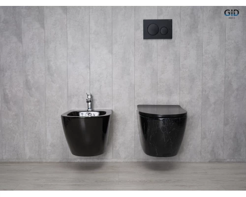 Унитаз подвесной Gid Bs2198 62227Y под камень глянцевый 49x36x35.5