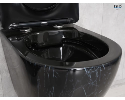 Унитаз подвесной Gid Bs2198 62227Y под камень глянцевый 49x36x35.5
