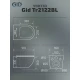 Унитаз подвесной Gid Tr2122BL 62237Y черная глянцевая 51x36x36