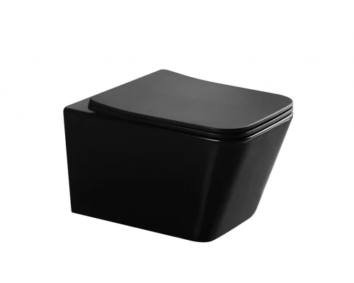 Унитаз подвесной Gid Tr2155Bm 62239Y черный матовый 51x37x35