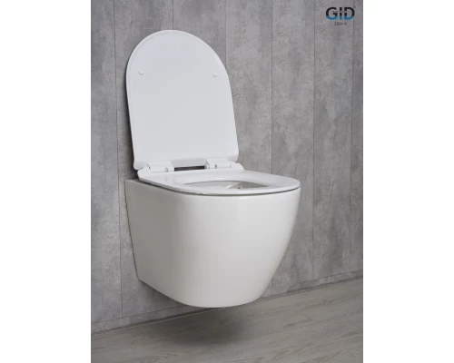 Унитаз подвесной Gid Tr2122b 62256Y белый 53.5x36x35