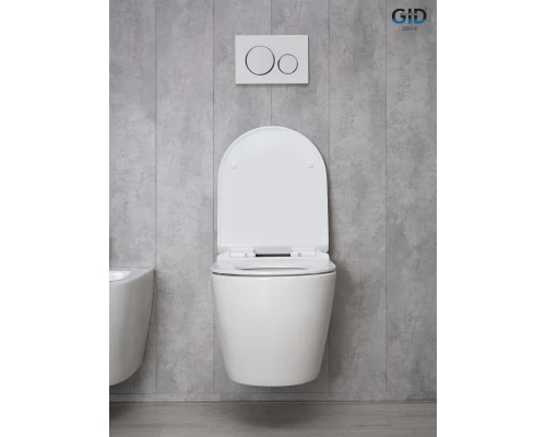 Унитаз подвесной Gid Tr2122b 62256Y белый 53.5x36x35
