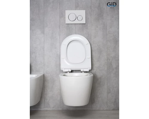 Унитаз подвесной Gid Tr2122b 62256Y белый 53.5x36x35