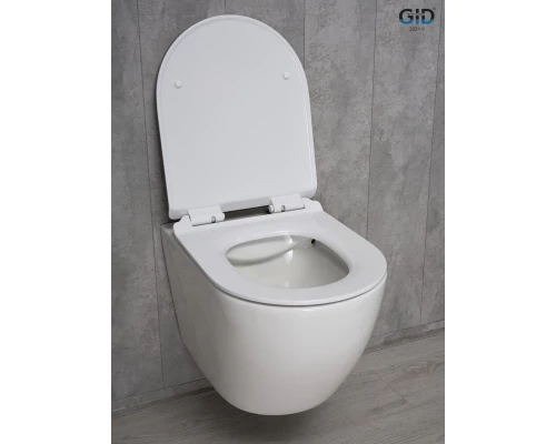 Унитаз подвесной Gid Tr2122b 62256Y белый 53.5x36x35