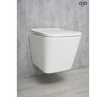 Унитаз подвесной Gid Tr2143 62257Y белый 49x34x36