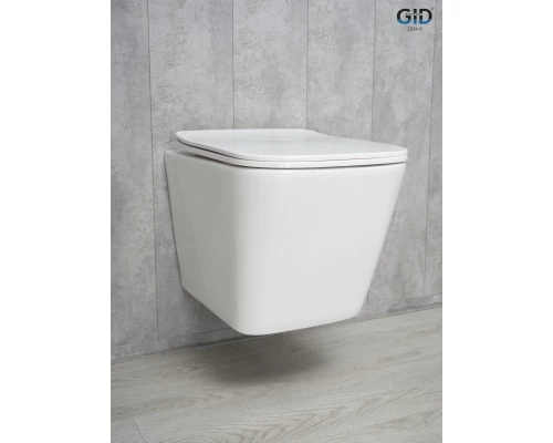 Унитаз подвесной Gid Tr2143 62257Y белый 49x34x36
