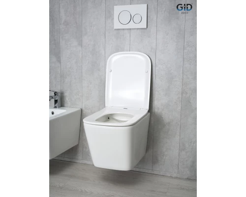 Унитаз подвесной Gid Tr2143 62257Y белый 49x34x36