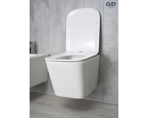 Унитаз подвесной Gid Tr2143 62257Y белый 49x34x36