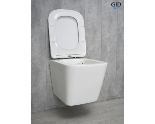 Унитаз подвесной Gid Tr2143 62257Y белый 49x34x36