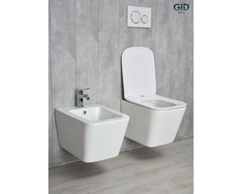Унитаз подвесной Gid Tr2143 62257Y белый 49x34x36