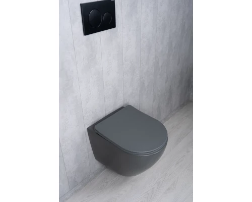 Унитаз подвесной Tornado Gid Tr2122TF-Dgm 62260Y серый матовый 49x36x36