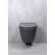 Унитаз подвесной Tornado Gid Tr2122TF-Dgm 62260Y серый матовый 49x36x36